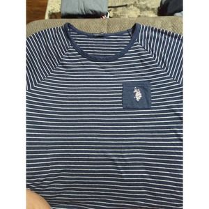 VTG U.S. Polo Assn. Shirt Women's No Size(L?) Single Stitch 90s XL Pink Pony